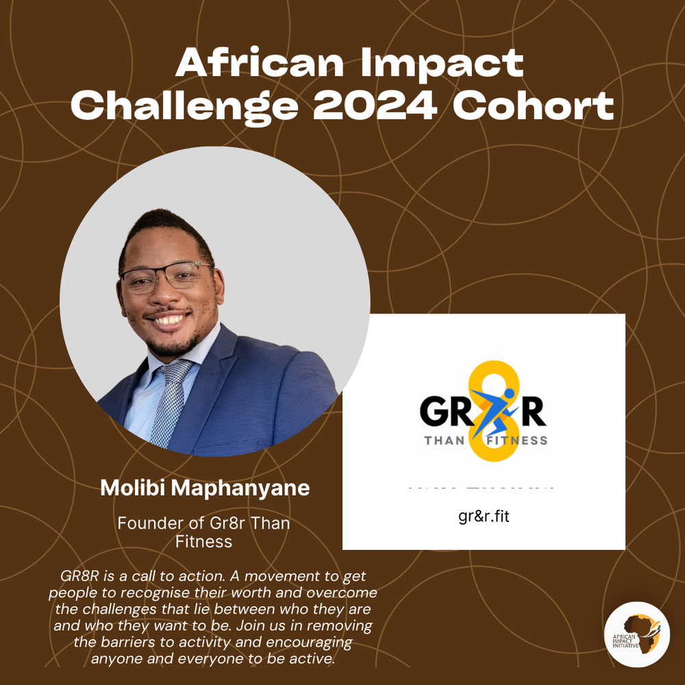 Gr8r Than Fitness Selected for African Impact Challenge and H2i Program 