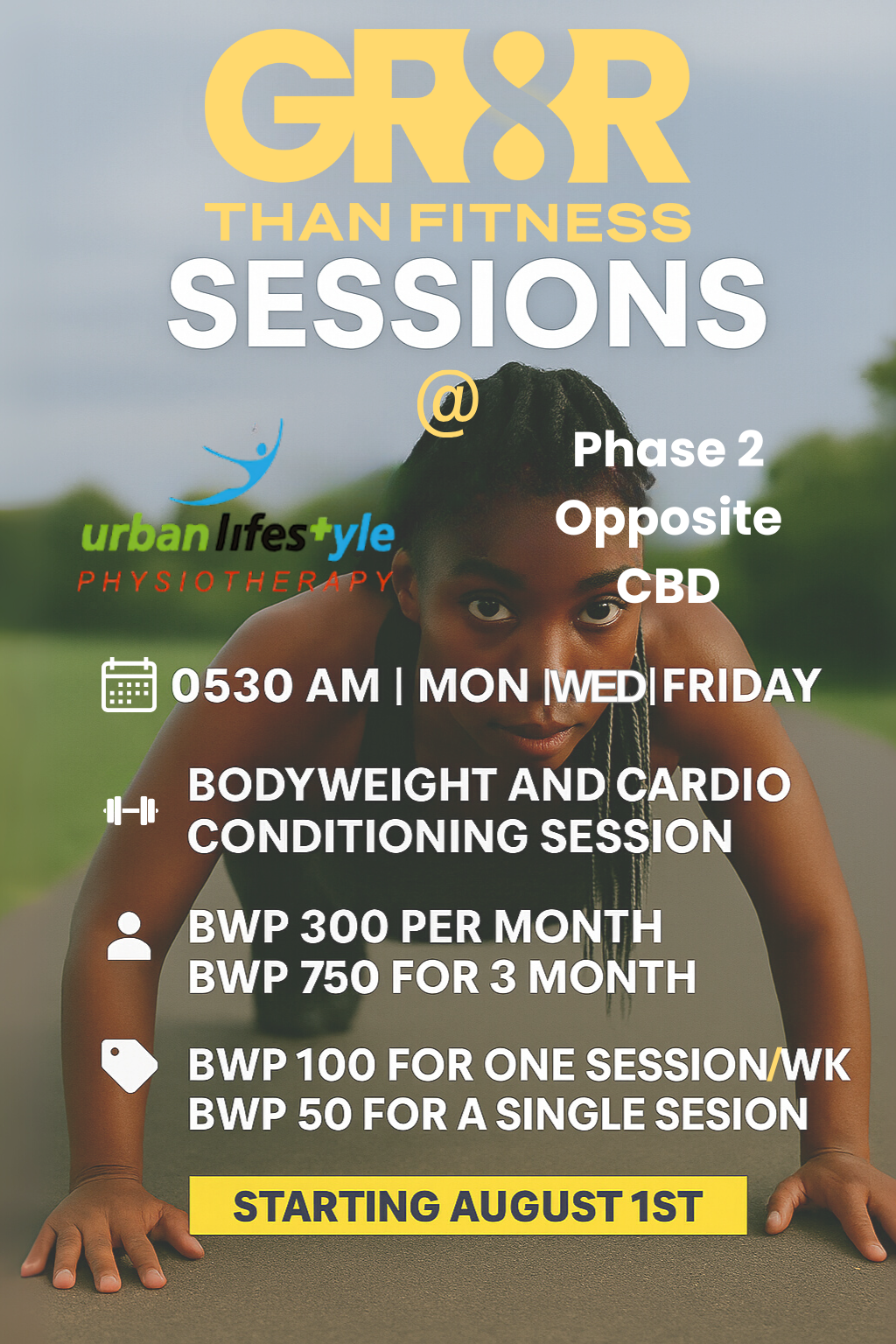 GR8R Than Fitness Sessions (Monthly)