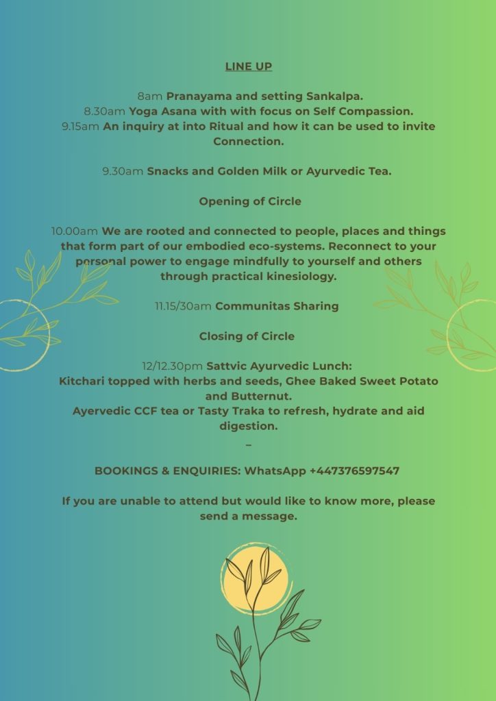 Women's Circle: A Morning of Communitas, Self-Honouring & Rebirth
