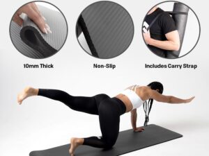 NBR DELUXE EXERCISE MAT - 10MM