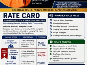 Self-Defense Workshop Botswana | Schools, NGOs & Corporate Teams