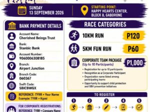 Yellow Ribbon Child Protection Run 2026 – Gaborone