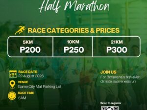 Run for Climate Half Marathon 2026 | Botswana's Climate Awareness Run